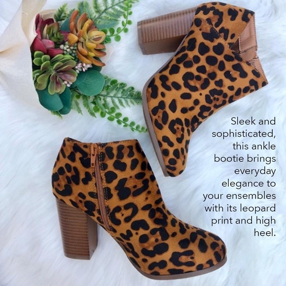 Leopard print Bootie 🎉HOST PICK🎉 - Picture 2 of 8
